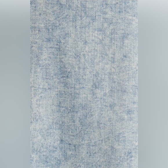 Frame Denim NWT S Aries Tie-Neck Denim Top - Picture 6 of 6